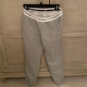 Calvin Klein band grey sweatpants